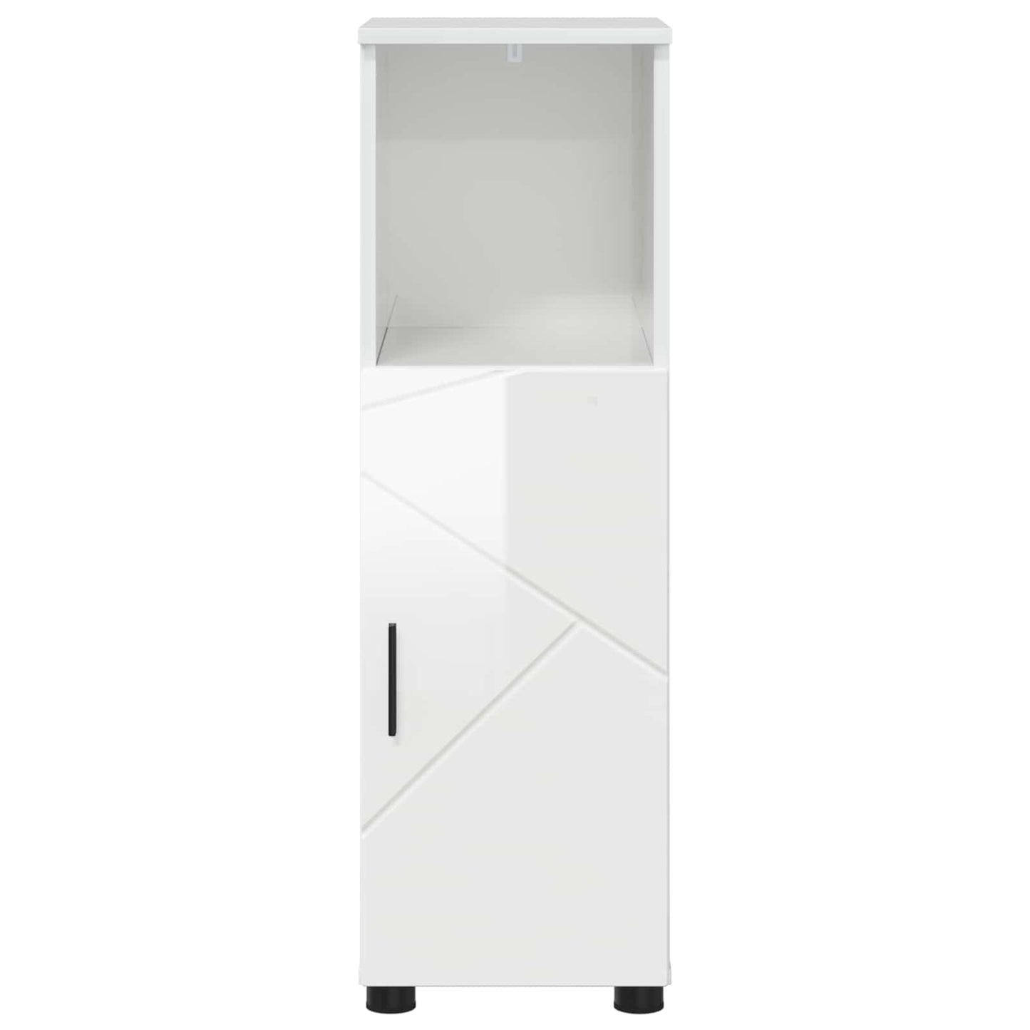 Mobile da Bagno Bianco Lucido 30 x 35 x 95 cm | homemem39