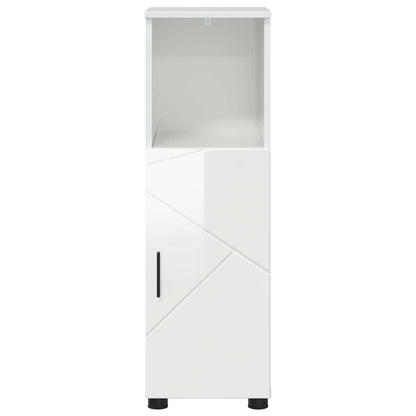 Mobile da Bagno Bianco Lucido 30 x 35 x 95 cm | homemem39
