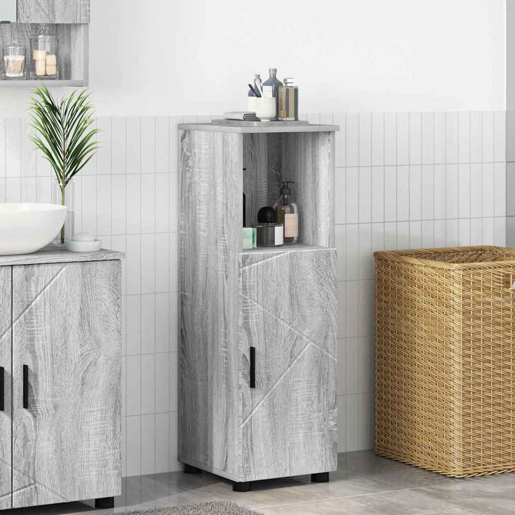 Mobile da Bagno Grigio Sonoma 30 x 35 x 95 cm | homemem39