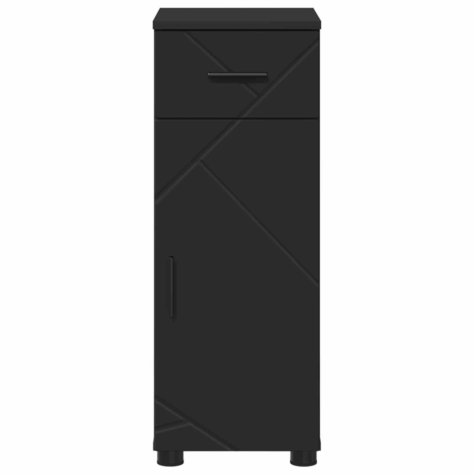 Mobile da Bagno Nero 30 x 35 x 80 cm | homemem39