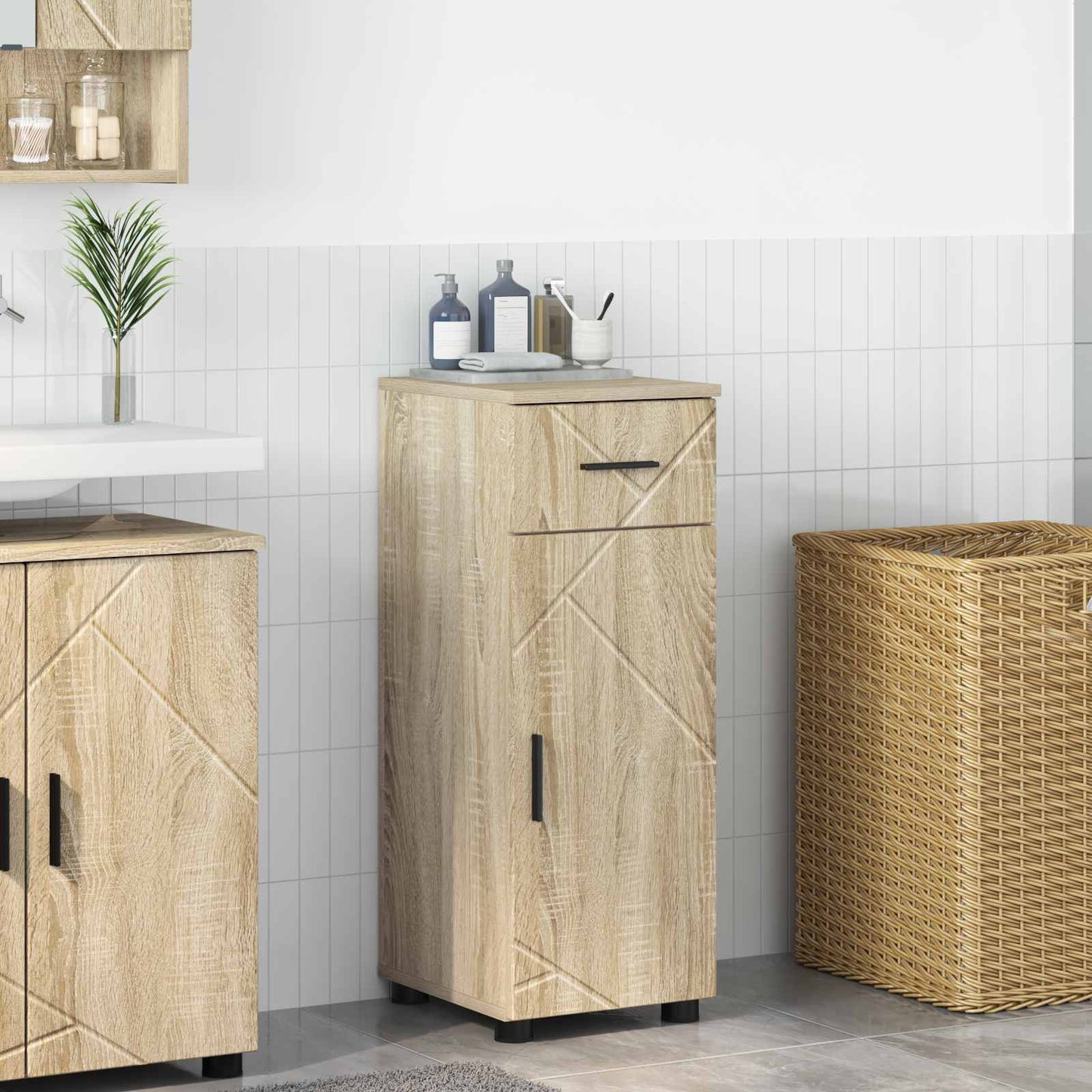 Mobile da Bagno Rovere Sonoma 30 x 35 x 80 cm | homemem39