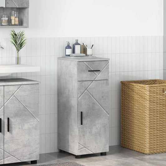 Mobile da Bagno Grigio cemento 30 x 35 x 80 cm | homemem39