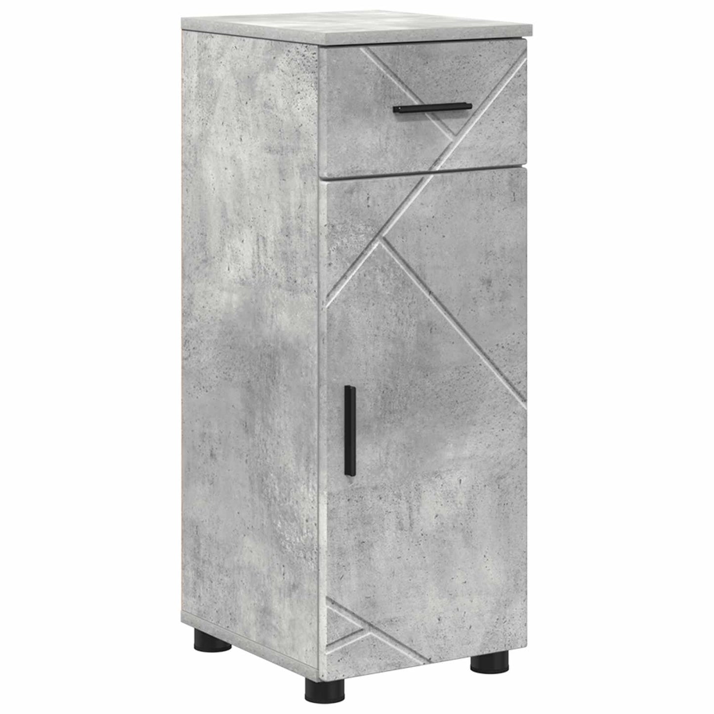 Mobile da Bagno Grigio cemento 30 x 35 x 80 cm | homemem39