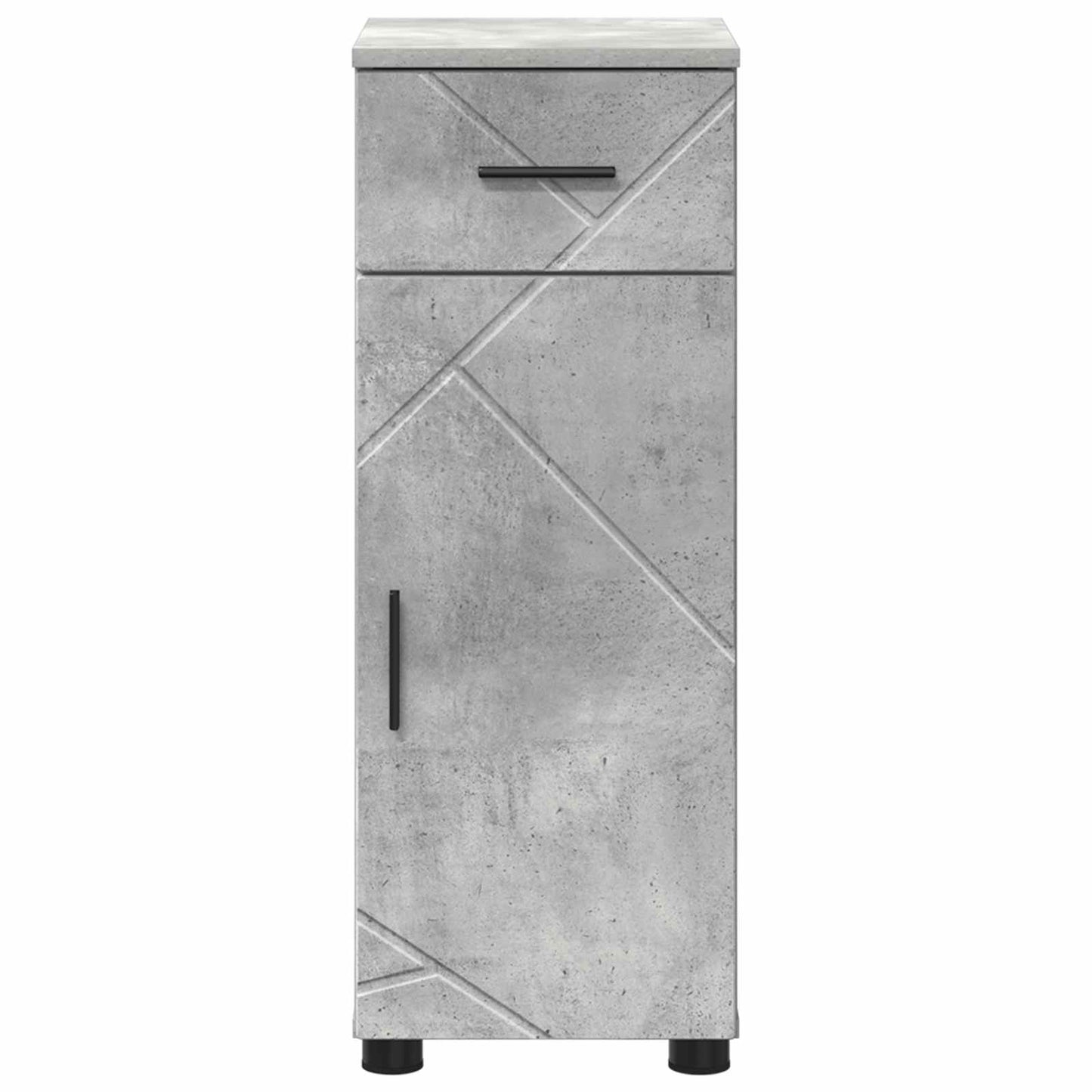 Mobile da Bagno Grigio cemento 30 x 35 x 80 cm | homemem39