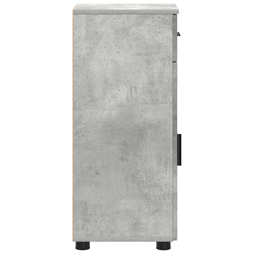 Mobile da Bagno Grigio cemento 30 x 35 x 80 cm | homemem39