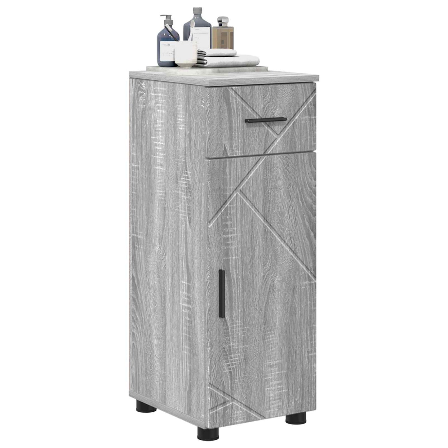 Mobile da Bagno Grigio Sonoma 30 x 35 x 80 cm | homemem39