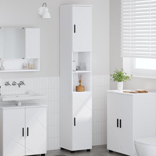 Mobile da Bagno Bianco 30 x 35 x 192 cm - homemem39