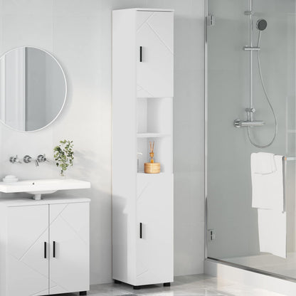 Mobile da Bagno Bianco 30 x 35 x 192 cm