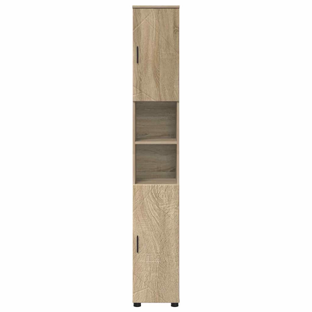 Mobile da Bagno con porta Rovere Sonoma 30 x 35 x 192 cm | homemem39