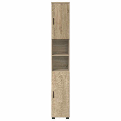 Mobile da Bagno con porta Rovere Sonoma 30 x 35 x 192 cm | homemem39