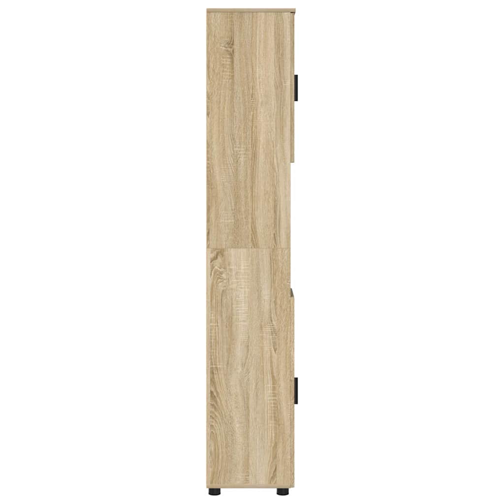 Mobile da Bagno con porta Rovere Sonoma 30 x 35 x 192 cm | homemem39