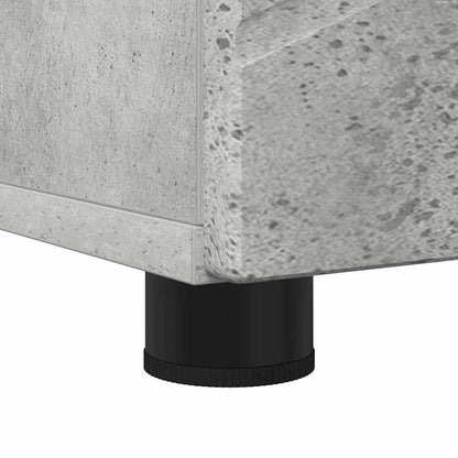 Mobile da Bagno con porta Grigio cemento 30 x 35 x 192 cm | homemem39
