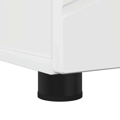 Mobile da Bagno Bianco Lucido 30 x 35 x 192 cm | homemem39