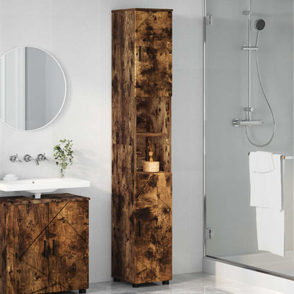 Mobile da Bagno Rovere fumé 30 x 35 x 192 cm | homemem39