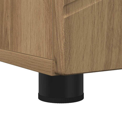 Mobile da Bagno con porta Rovere artigianale 30 x 35 x 192 cm | homemem39