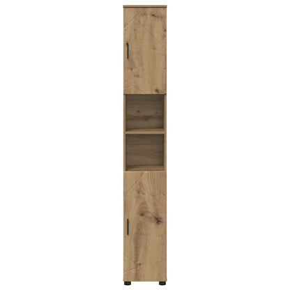 Mobile da Bagno con porta Rovere artigianale 30 x 35 x 192 cm | homemem39