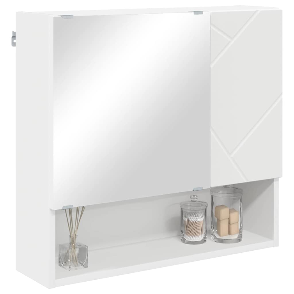 Mobiletto per specchio Bianco 59 x 17 x 55 cm | homemem39