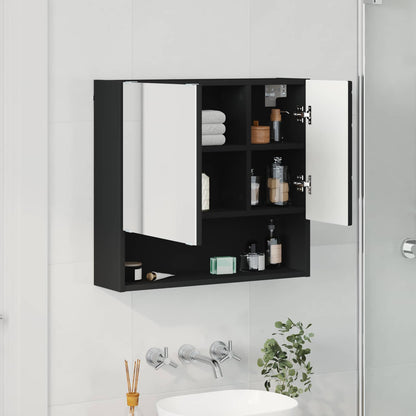 Mobiletto per specchio Nero 59 x 17 x 55 cm | homemem39
