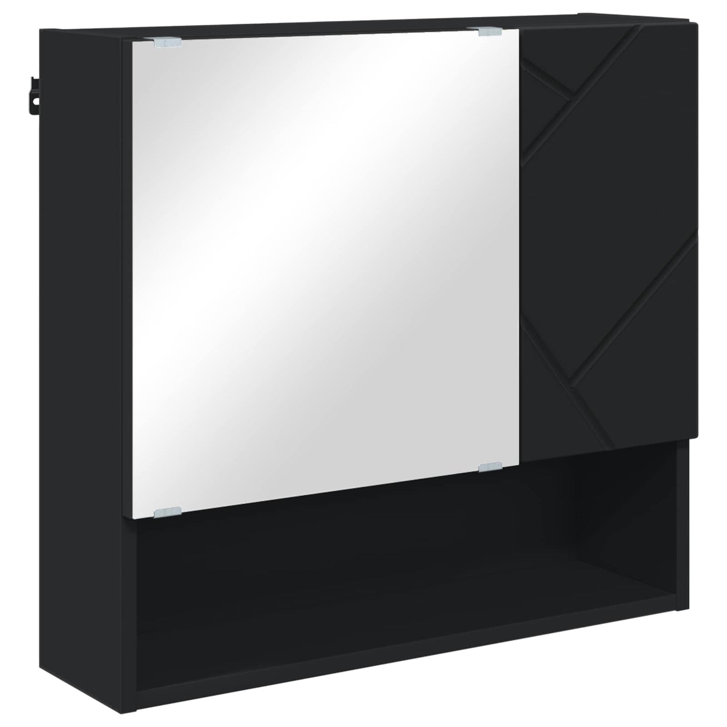 Mobiletto per specchio Nero 59 x 17 x 55 cm | homemem39