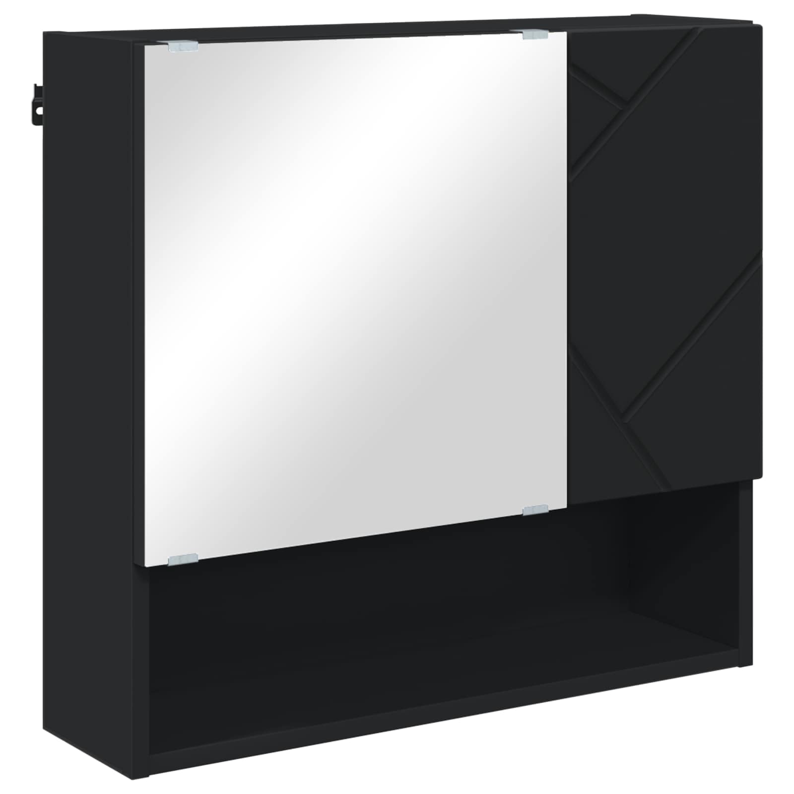Mobiletto per specchio Nero 59 x 17 x 55 cm | homemem39