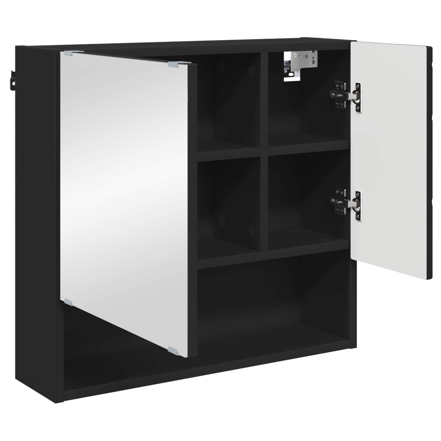 Mobiletto per specchio Nero 59 x 17 x 55 cm | homemem39