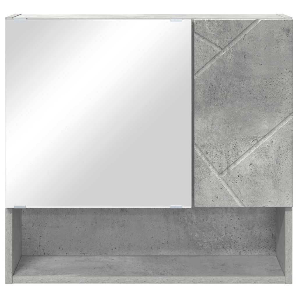 Mobiletto per specchio Grigio cemento 59 x 17 x 55 cm | homemem39