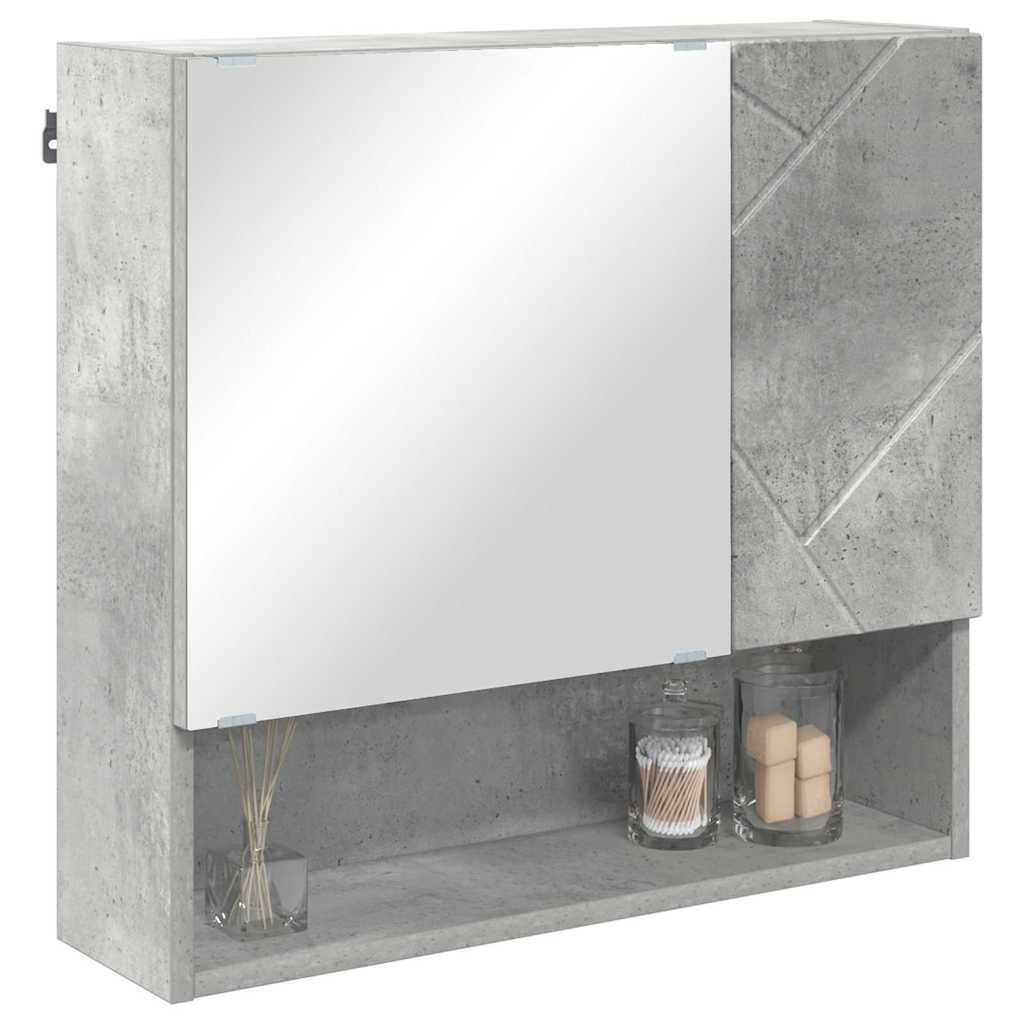 Mobiletto per specchio Grigio cemento 59 x 17 x 55 cm | homemem39