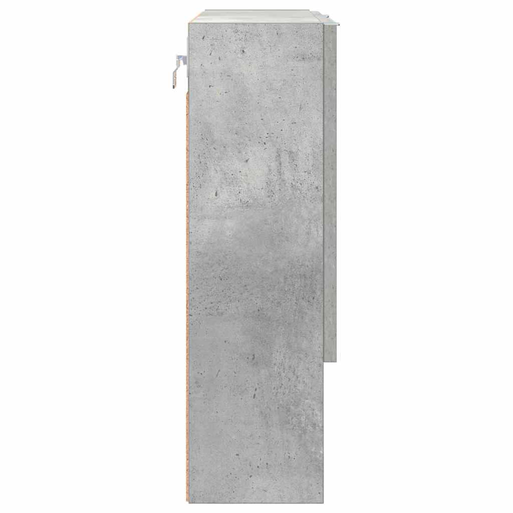 Mobiletto per specchio Grigio cemento 59 x 17 x 55 cm | homemem39