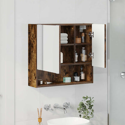 Mobiletto per specchio Rovere fumé 59 x 17 x 55 cm | homemem39