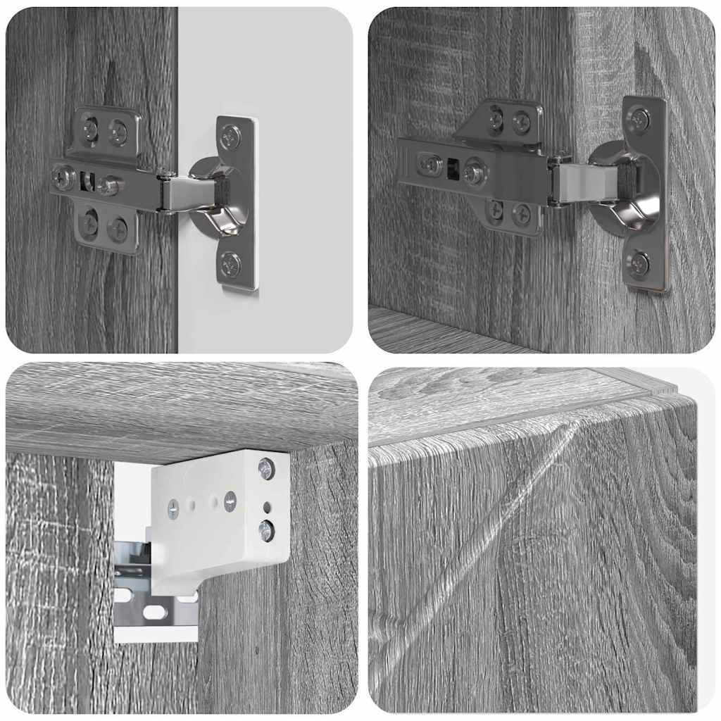 Mobiletto per specchio Grigio Sonoma 59 x 17 x 55 cm | homemem39