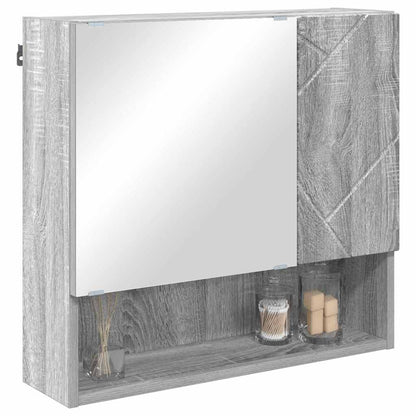 Mobiletto per specchio Grigio Sonoma 59 x 17 x 55 cm | homemem39