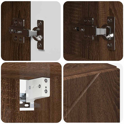 Mobiletto per specchio Rovere Marrone 59 x 17 x 55 cm | homemem39