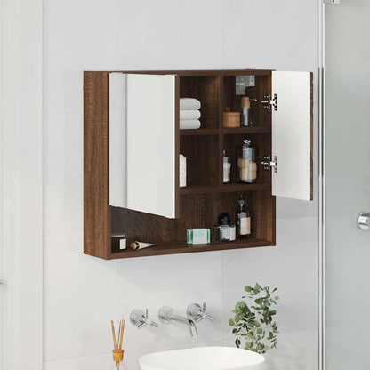 Mobiletto per specchio Rovere Marrone 59 x 17 x 55 cm | homemem39