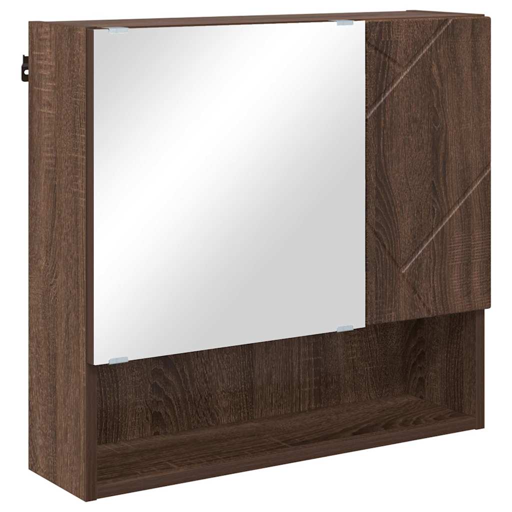 Mobiletto per specchio Rovere Marrone 59 x 17 x 55 cm | homemem39