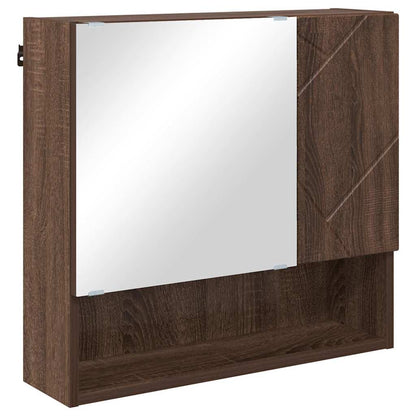 Mobiletto per specchio Rovere Marrone 59 x 17 x 55 cm | homemem39