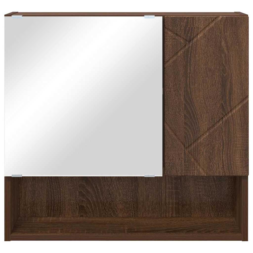 Mobiletto per specchio Rovere Marrone 59 x 17 x 55 cm | homemem39
