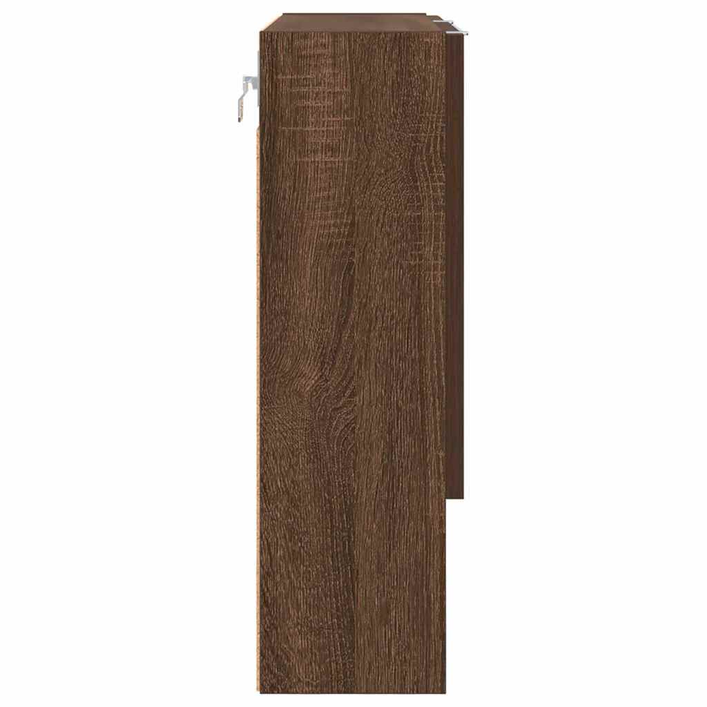 Mobiletto per specchio Rovere Marrone 59 x 17 x 55 cm | homemem39