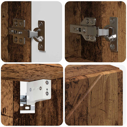 Mobiletto per specchio Legno vecchio 59 x 17 x 55 cm