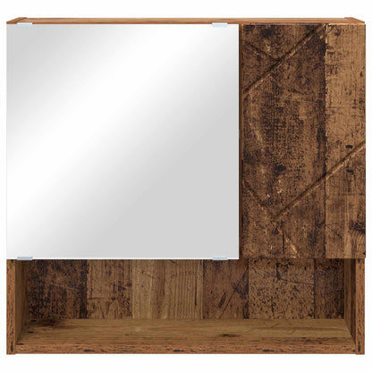 Mobiletto per specchio Legno vecchio 59 x 17 x 55 cm