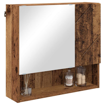 Mobiletto per specchio Legno vecchio 59 x 17 x 55 cm