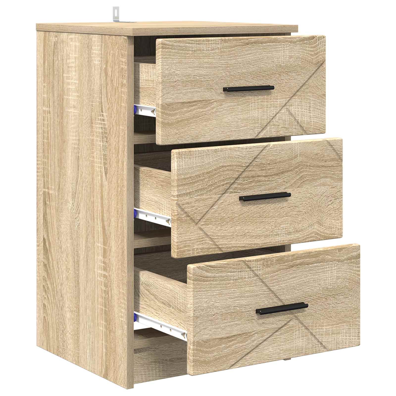 Armadio da Notte con cassetto rovere sonoma 38 x 38 x 66 cm | homemem39