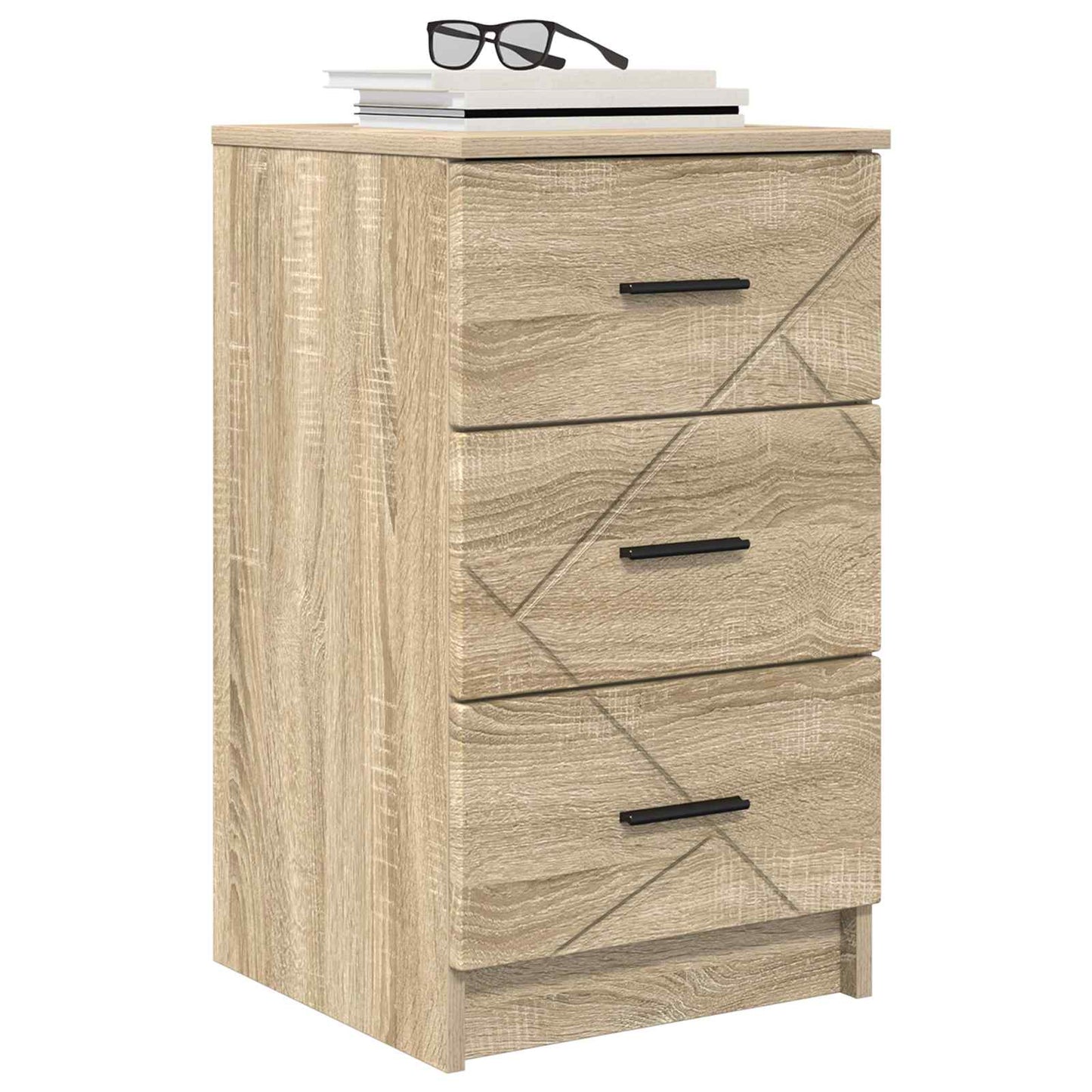 Armadio da Notte con cassetto rovere sonoma 38 x 38 x 66 cm | homemem39