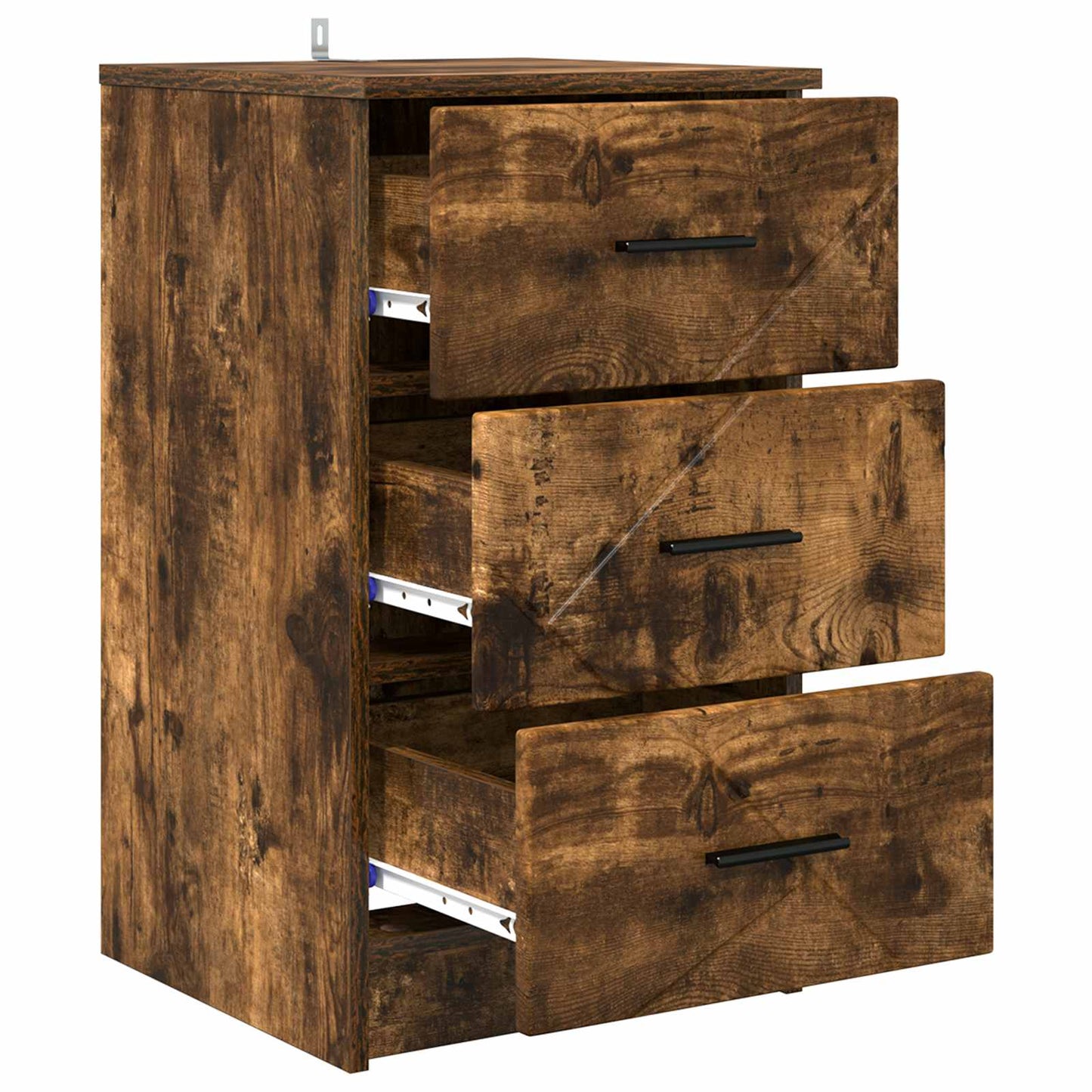 Armadio da Notte Rovere fumo 38 x 38 x 66 cm Legno multistrato