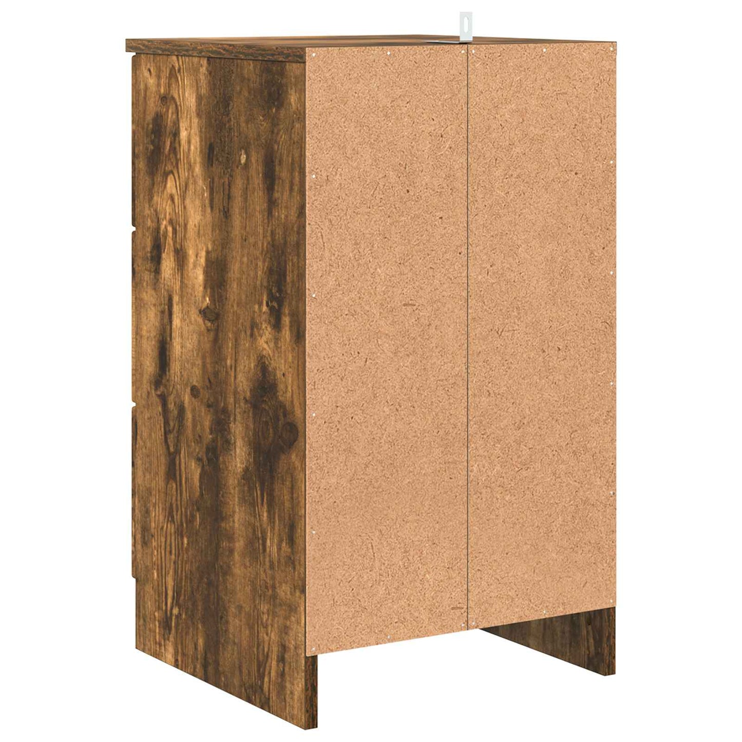 Armadio da Notte Rovere fumo 38 x 38 x 66 cm Legno multistrato | homemem39