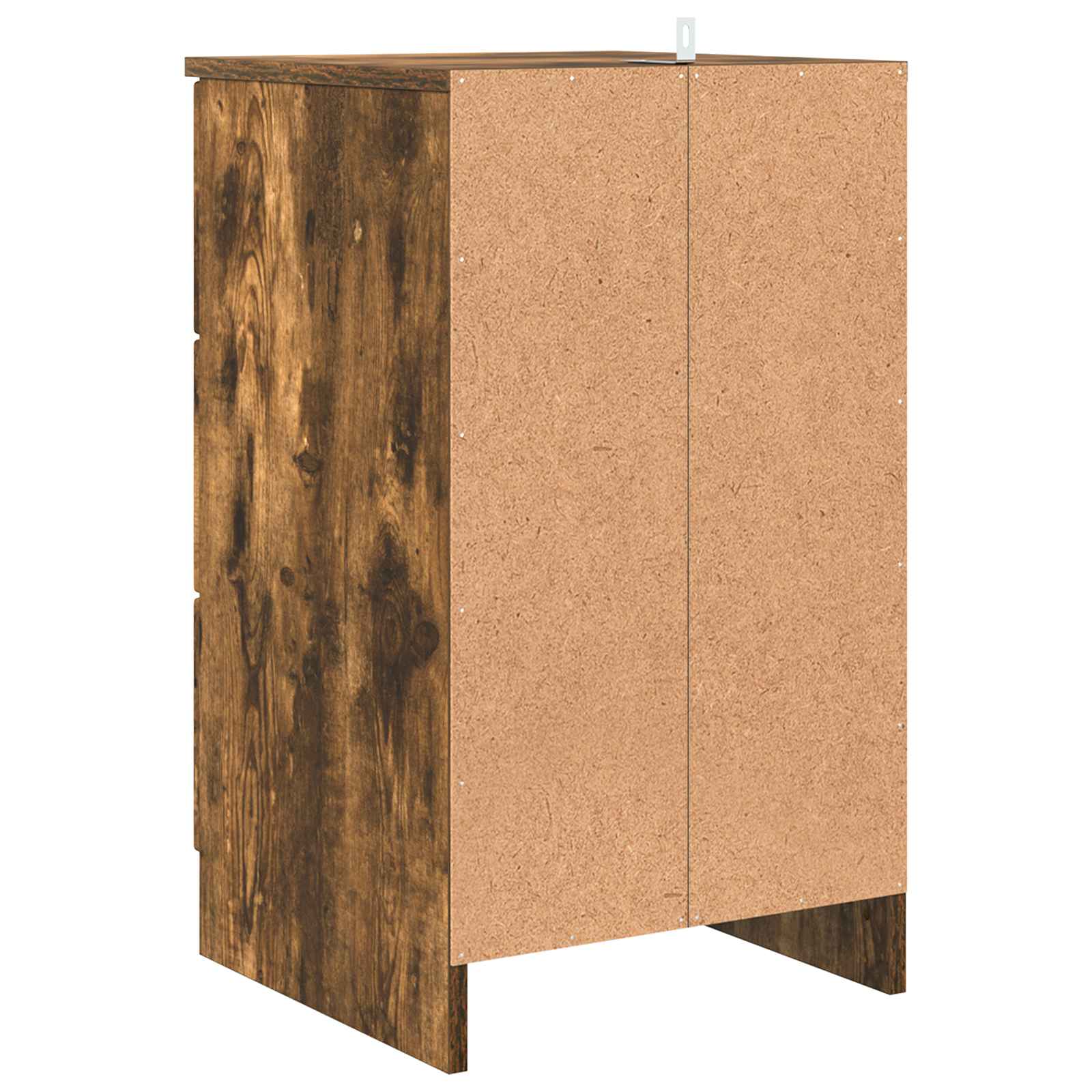 Armadio da Notte Rovere fumo 38 x 38 x 66 cm Legno multistrato | homemem39