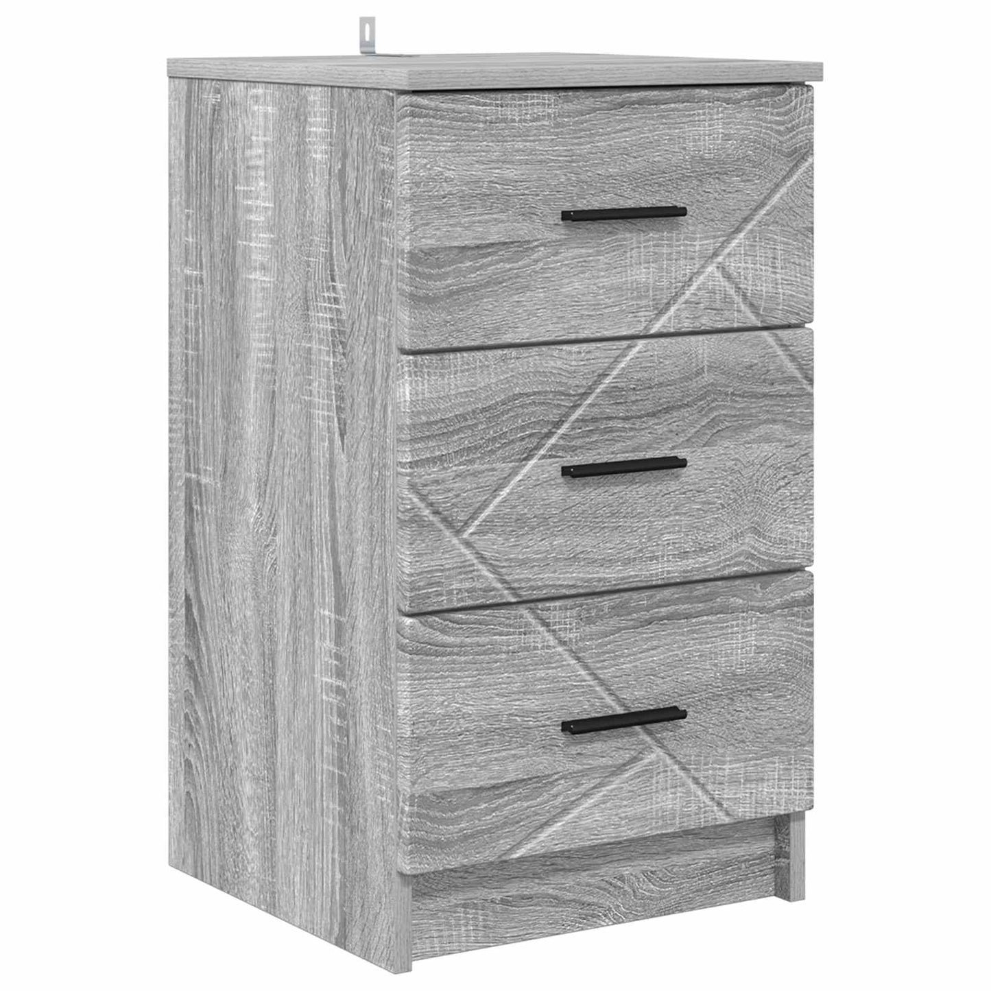 Armadio da Notte con cassetto Grigio sonoma 38 x 38 x 66 cm | homemem39