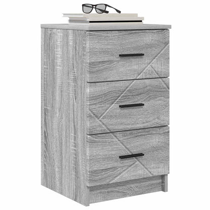 Armadio da Notte con cassetto Grigio sonoma 38 x 38 x 66 cm | homemem39