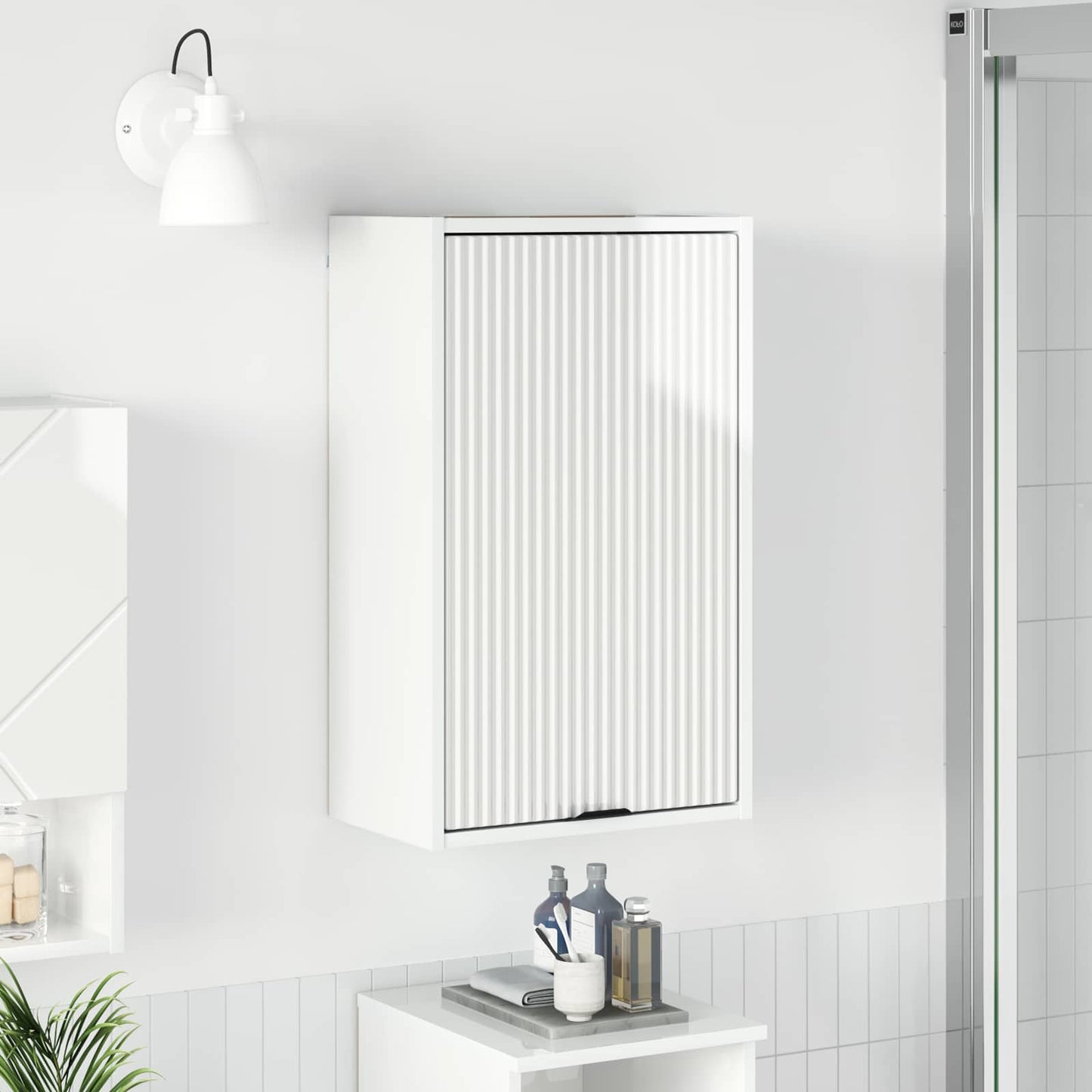 Mobile da Bagno Bianco Lucido 39 x 23,5 x 65 cm | homemem39