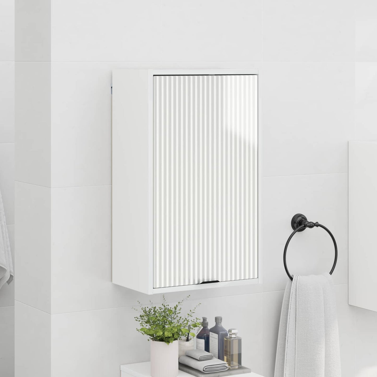 Mobile da Bagno Bianco Lucido 39 x 23,5 x 65 cm | homemem39
