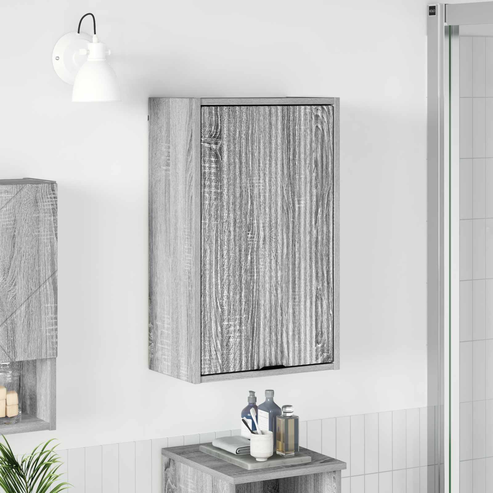 Mobile da Bagno Grigio Sonoma 39 x 23,5 x 65 cm | homemem39